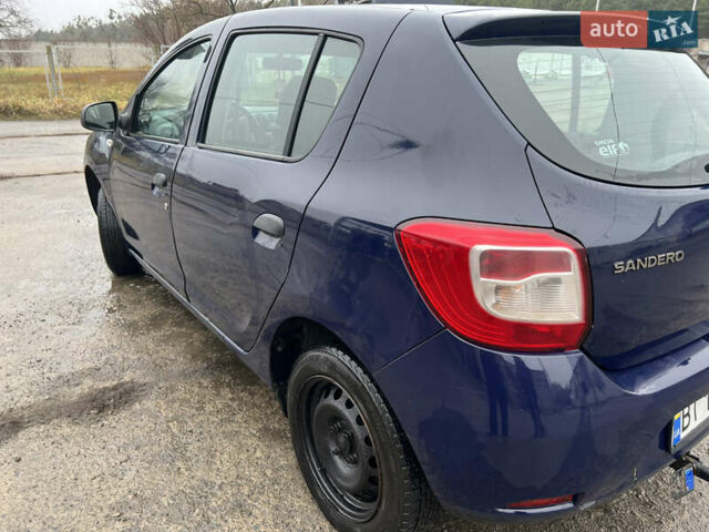 Синій Дачія Sandero, об'ємом двигуна 1.2 л та пробігом 216 тис. км за 3999 $, фото 4 на Automoto.ua