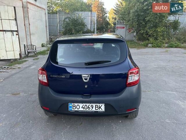 Синій Дачія Sandero, об'ємом двигуна 1.1 л та пробігом 77 тис. км за 5900 $, фото 2 на Automoto.ua
