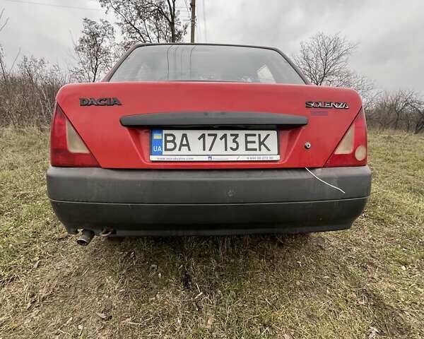 Красный Дачия Соленза, объемом двигателя 1.4 л и пробегом 390 тыс. км за 1500 $, фото 3 на Automoto.ua