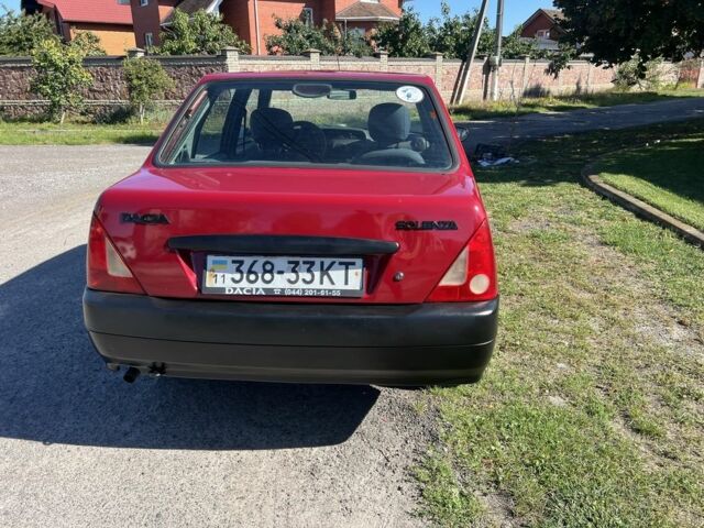 Красный Дачия Соленза, объемом двигателя 1.4 л и пробегом 265 тыс. км за 1200 $, фото 1 на Automoto.ua