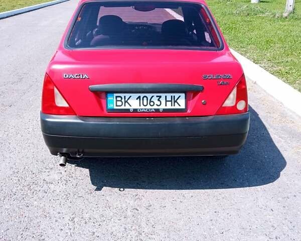 Красный Дачия Соленза, объемом двигателя 1.39 л и пробегом 240 тыс. км за 2700 $, фото 2 на Automoto.ua