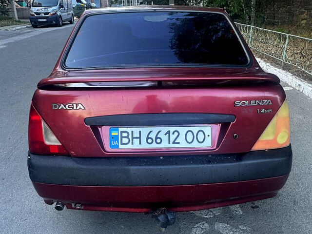 Красный Дачия Соленза, объемом двигателя 1.4 л и пробегом 185 тыс. км за 1000 $, фото 4 на Automoto.ua