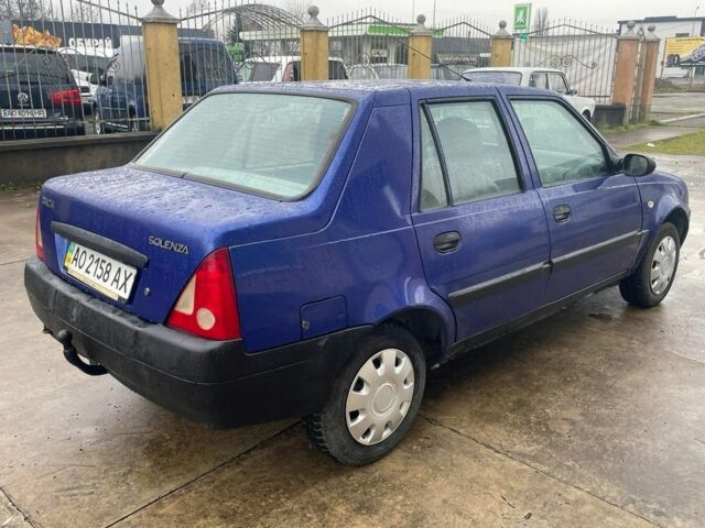 Дачия Соленза 2004 в Тячеве на Automoto.ua Синий Дачия Соленза, объемом двигателя 1.4 л и пробегом 130 тыс. км за 1400 $, фото 2 на Automoto.ua