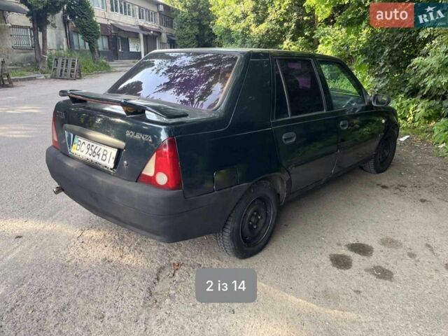 Зеленый Дачия Соленза, объемом двигателя 1.4 л и пробегом 287 тыс. км за 1100 $, фото 2 на Automoto.ua