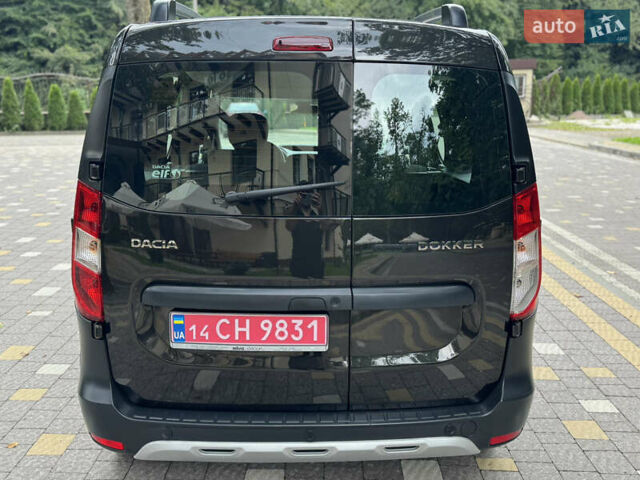 Чорний Дачія Dokker Stepway, об'ємом двигуна 1.2 л та пробігом 85 тис. км за 8950 $, фото 127 на Automoto.ua