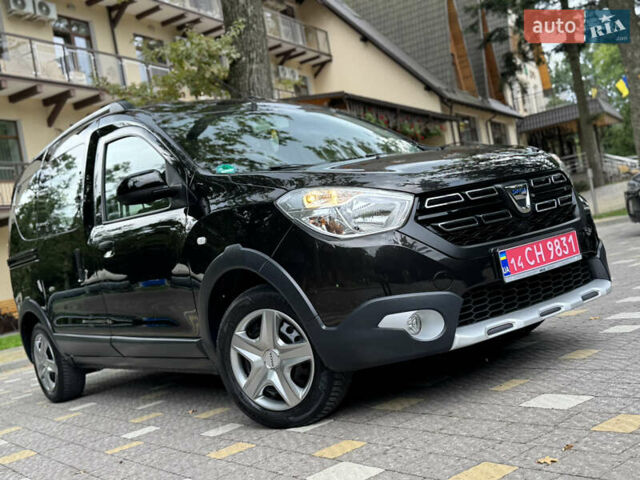Чорний Дачія Dokker Stepway, об'ємом двигуна 1.2 л та пробігом 85 тис. км за 8950 $, фото 28 на Automoto.ua