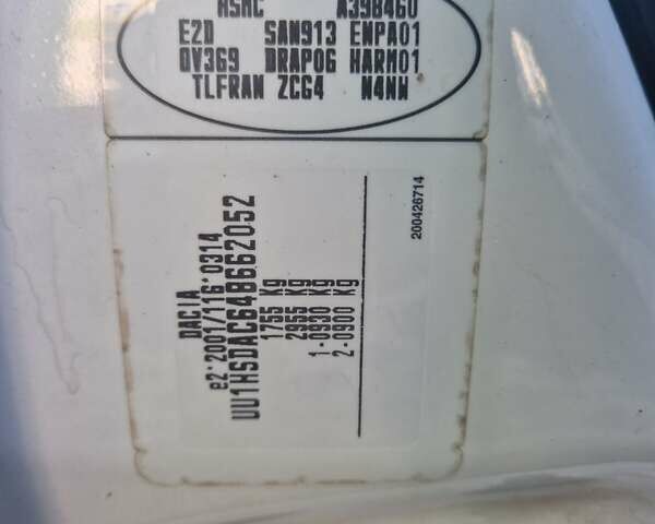 Білий Дачія Duster, об'ємом двигуна 1.5 л та пробігом 207 тис. км за 8900 $, фото 12 на Automoto.ua