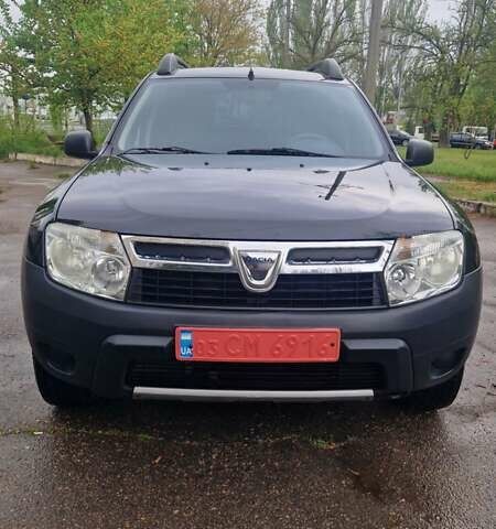 Черный Дачия Duster, объемом двигателя 1.6 л и пробегом 218 тыс. км за 9200 $, фото 1 на Automoto.ua