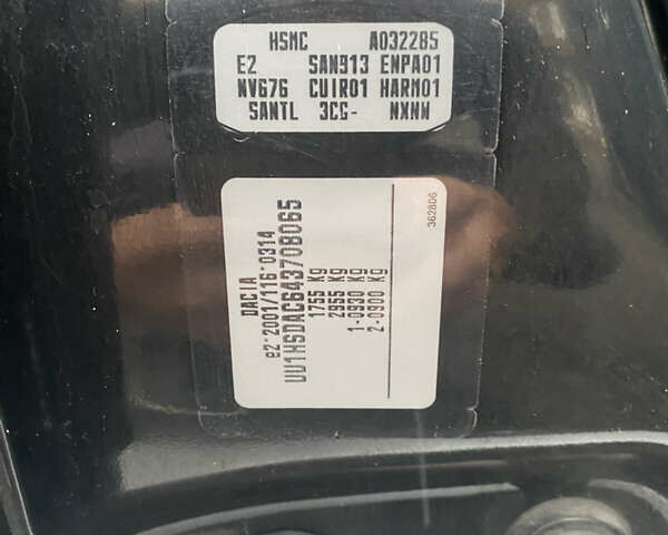 Чорний Дачія Duster, об'ємом двигуна 1.5 л та пробігом 181 тис. км за 7800 $, фото 27 на Automoto.ua