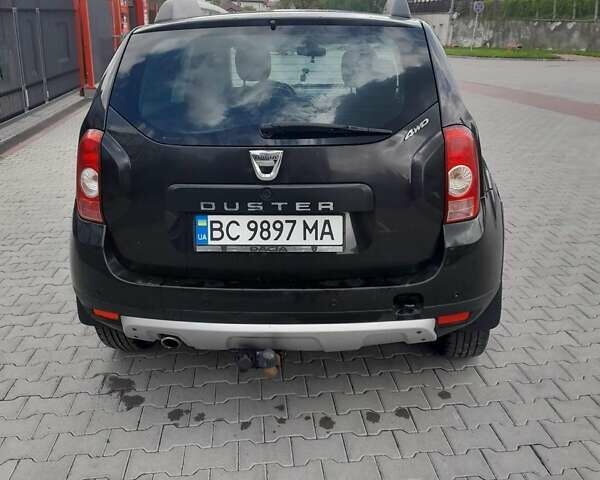 Черный Дачия Duster, объемом двигателя 1.5 л и пробегом 241 тыс. км за 9500 $, фото 1 на Automoto.ua