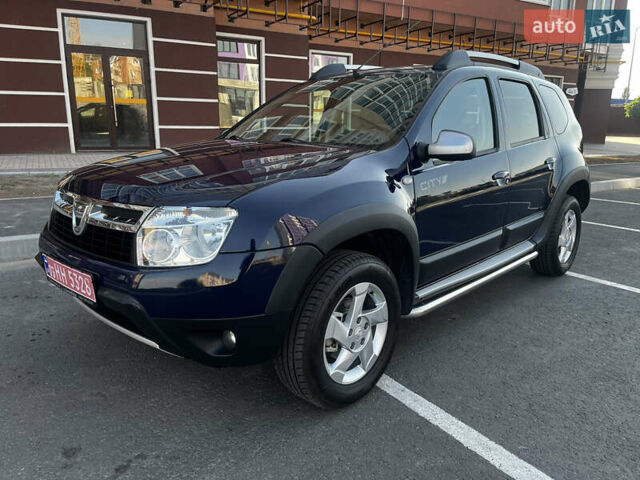 Синий Дачия Duster, объемом двигателя 1.6 л и пробегом 190 тыс. км за 9350 $, фото 1 на Automoto.ua