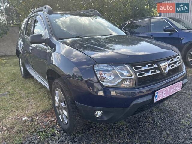 Синий Дачия Duster, объемом двигателя 1.6 л и пробегом 237 тыс. км за 9500 $, фото 2 на Automoto.ua