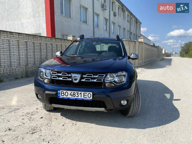 Синий Дачия Duster, объемом двигателя 1.2 л и пробегом 141 тыс. км за 8950 $, фото 1 на Automoto.ua