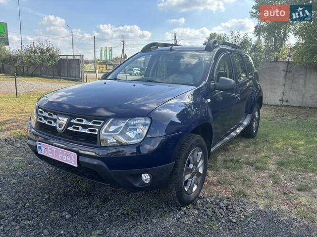 Синий Дачия Duster, объемом двигателя 1.6 л и пробегом 237 тыс. км за 9500 $, фото 1 на Automoto.ua