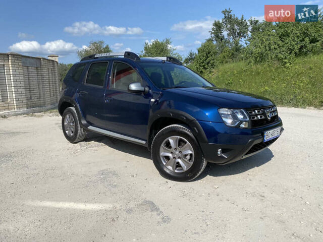 Синий Дачия Duster, объемом двигателя 1.2 л и пробегом 141 тыс. км за 8950 $, фото 2 на Automoto.ua