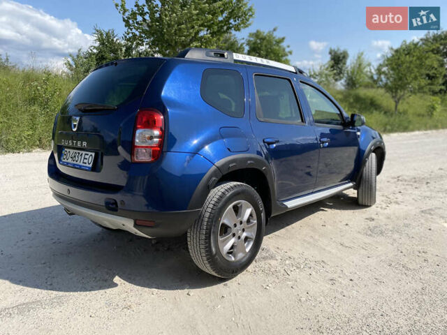 Синий Дачия Duster, объемом двигателя 1.2 л и пробегом 141 тыс. км за 8950 $, фото 3 на Automoto.ua