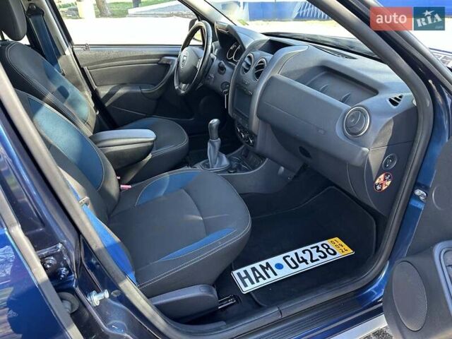 Синий Дачия Duster, объемом двигателя 1.6 л и пробегом 148 тыс. км за 12400 $, фото 25 на Automoto.ua