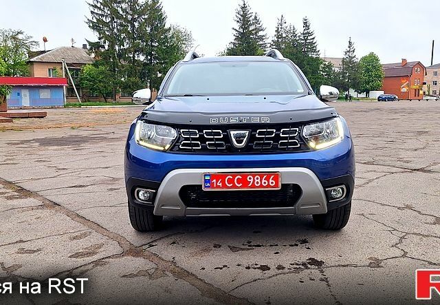Синий Дачия Duster, объемом двигателя 1.5 л и пробегом 59 тыс. км за 17950 $, фото 2 на Automoto.ua