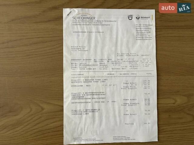 Белый Дачия Logan MCV, объемом двигателя 1.4 л и пробегом 253 тыс. км за 5300 $, фото 70 на Automoto.ua