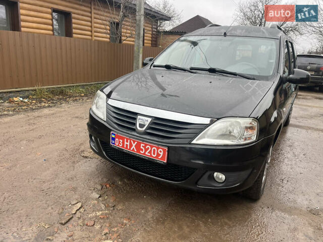 Черный Дачия Logan MCV, объемом двигателя 1.6 л и пробегом 220 тыс. км за 6900 $, фото 2 на Automoto.ua