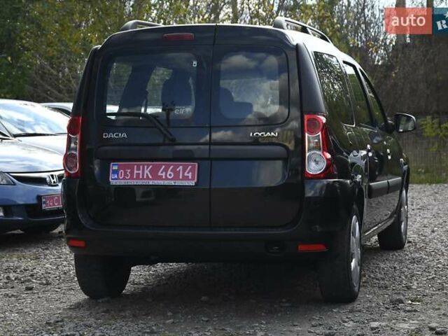 Черный Дачия Logan MCV, объемом двигателя 1.6 л и пробегом 135 тыс. км за 6950 $, фото 9 на Automoto.ua