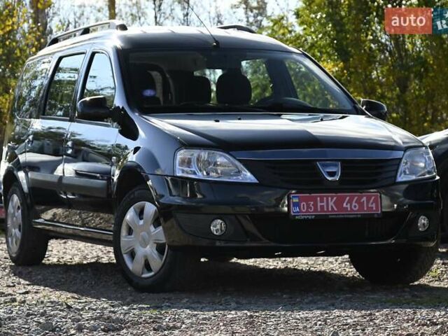 Черный Дачия Logan MCV, объемом двигателя 1.6 л и пробегом 135 тыс. км за 6950 $, фото 1 на Automoto.ua