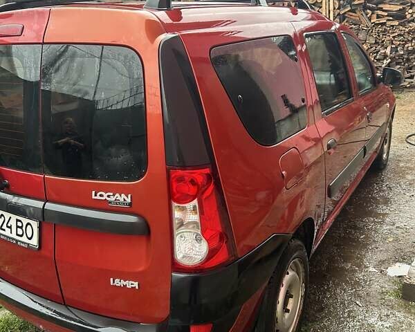 Красный Дачия Logan MCV, объемом двигателя 1.6 л и пробегом 194 тыс. км за 4500 $, фото 24 на Automoto.ua