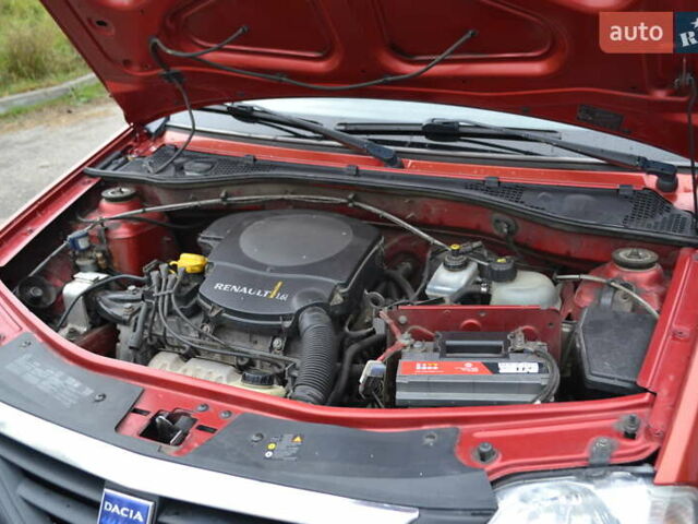 Красный Дачия Logan MCV, объемом двигателя 1.6 л и пробегом 192 тыс. км за 4900 $, фото 41 на Automoto.ua
