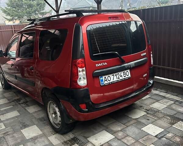 Красный Дачия Logan MCV, объемом двигателя 1.6 л и пробегом 194 тыс. км за 4500 $, фото 2 на Automoto.ua