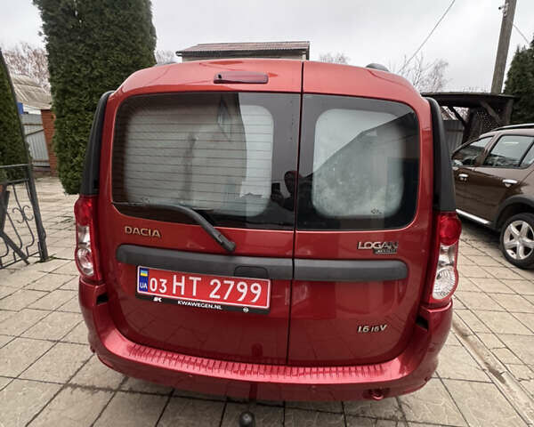 Червоний Дачія Logan MCV, об'ємом двигуна 1.6 л та пробігом 174 тис. км за 5999 $, фото 4 на Automoto.ua
