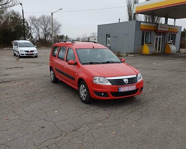 Красный Дачия Logan MCV, объемом двигателя 1.6 л и пробегом 159 тыс. км за 5850 $, фото 16 на Automoto.ua