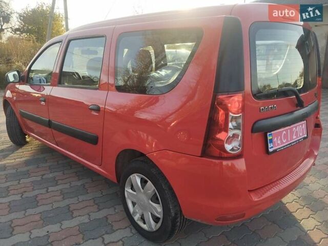 Красный Дачия Logan MCV, объемом двигателя 1.6 л и пробегом 131 тыс. км за 5300 $, фото 8 на Automoto.ua