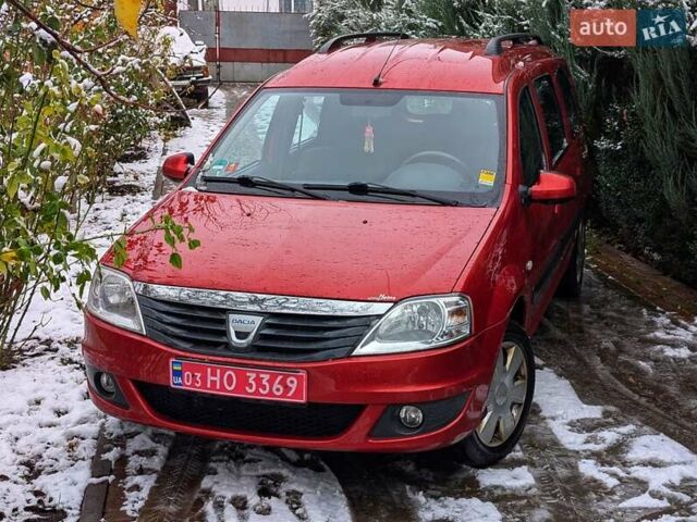Красный Дачия Logan MCV, объемом двигателя 1.6 л и пробегом 243 тыс. км за 5999 $, фото 9 на Automoto.ua