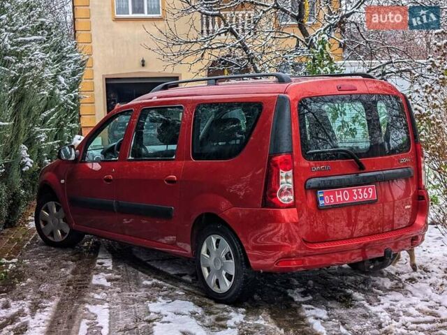 Красный Дачия Logan MCV, объемом двигателя 1.6 л и пробегом 243 тыс. км за 5999 $, фото 1 на Automoto.ua