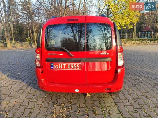 Красный Дачия Logan MCV, объемом двигателя 1.6 л и пробегом 190 тыс. км за 5700 $, фото 18 на Automoto.ua