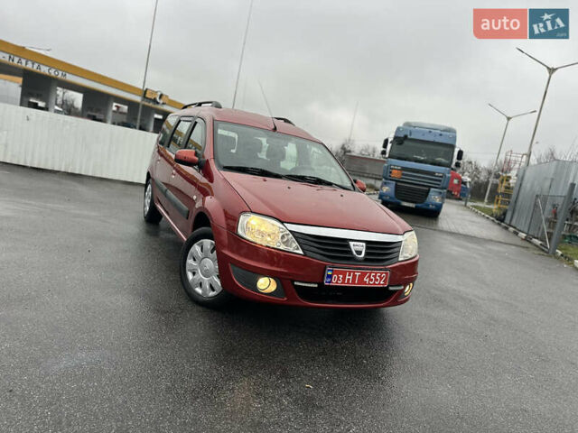 Красный Дачия Logan MCV, объемом двигателя 1.6 л и пробегом 120 тыс. км за 7300 $, фото 5 на Automoto.ua