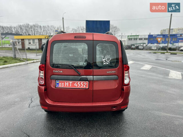 Красный Дачия Logan MCV, объемом двигателя 1.6 л и пробегом 120 тыс. км за 7300 $, фото 28 на Automoto.ua