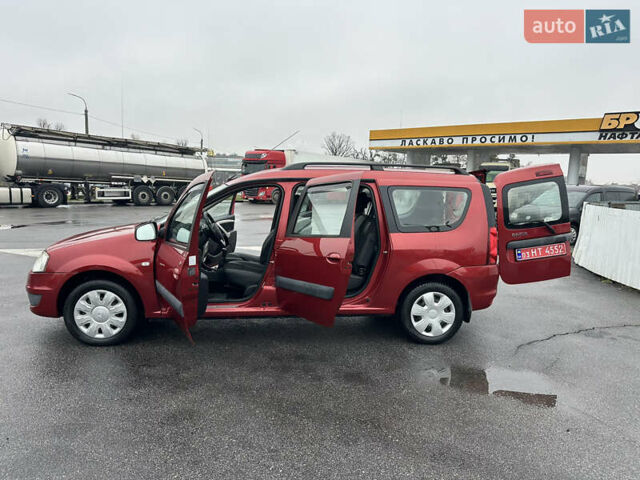 Красный Дачия Logan MCV, объемом двигателя 1.6 л и пробегом 120 тыс. км за 7300 $, фото 59 на Automoto.ua