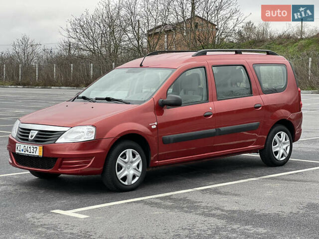 Красный Дачия Logan MCV, объемом двигателя 1.6 л и пробегом 161 тыс. км за 7200 $, фото 1 на Automoto.ua