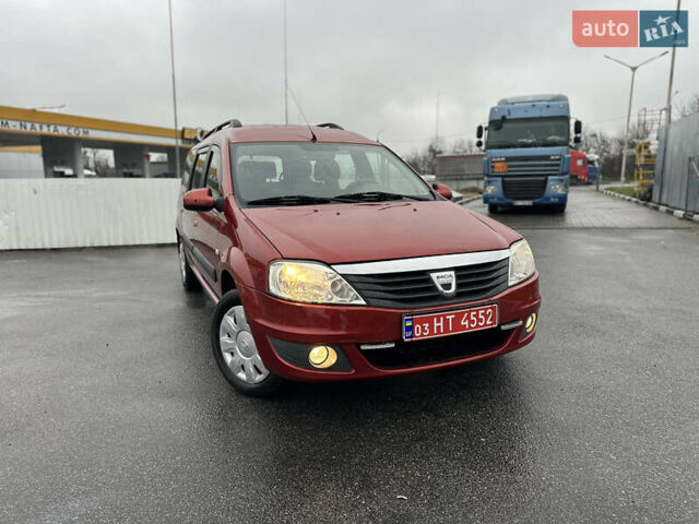 Красный Дачия Logan MCV, объемом двигателя 1.6 л и пробегом 120 тыс. км за 7300 $, фото 4 на Automoto.ua