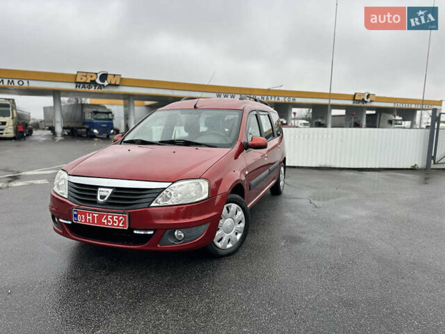 Красный Дачия Logan MCV, объемом двигателя 1.6 л и пробегом 120 тыс. км за 7300 $, фото 13 на Automoto.ua