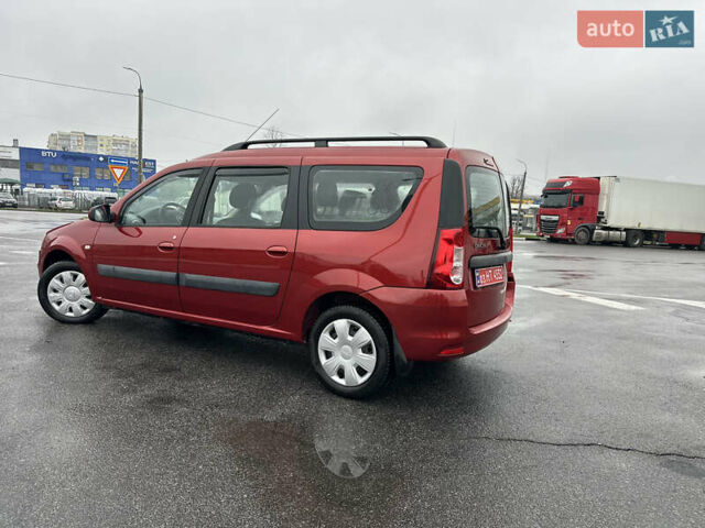 Красный Дачия Logan MCV, объемом двигателя 1.6 л и пробегом 120 тыс. км за 7300 $, фото 11 на Automoto.ua