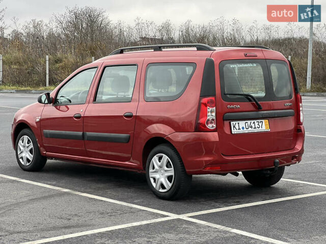 Красный Дачия Logan MCV, объемом двигателя 1.6 л и пробегом 161 тыс. км за 7200 $, фото 7 на Automoto.ua