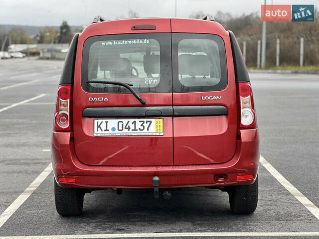 Красный Дачия Logan MCV, объемом двигателя 1.6 л и пробегом 161 тыс. км за 7200 $, фото 6 на Automoto.ua