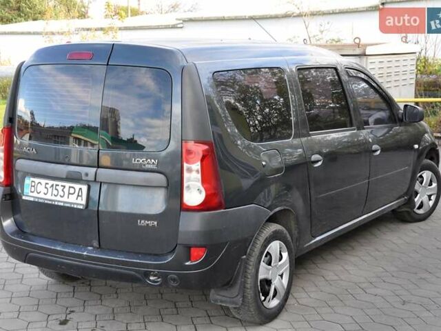 Серый Дачия Logan MCV, объемом двигателя 1.6 л и пробегом 248 тыс. км за 3200 $, фото 7 на Automoto.ua