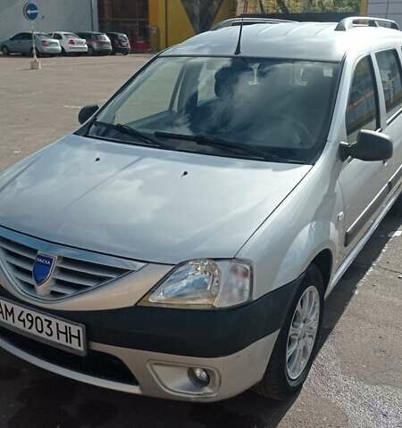 Серый Дачия Logan MCV, объемом двигателя 1.6 л и пробегом 278 тыс. км за 6000 $, фото 19 на Automoto.ua
