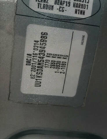 Серый Дачия Logan MCV, объемом двигателя 1.6 л и пробегом 174 тыс. км за 6150 $, фото 30 на Automoto.ua