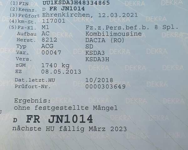 Сірий Дачія Logan MCV, об'ємом двигуна 1.6 л та пробігом 150 тис. км за 6600 $, фото 29 на Automoto.ua