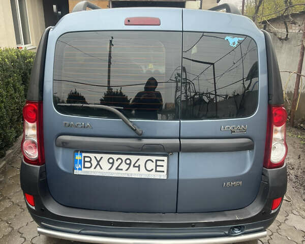 Синий Дачия Logan MCV, объемом двигателя 1.6 л и пробегом 275 тыс. км за 5250 $, фото 2 на Automoto.ua