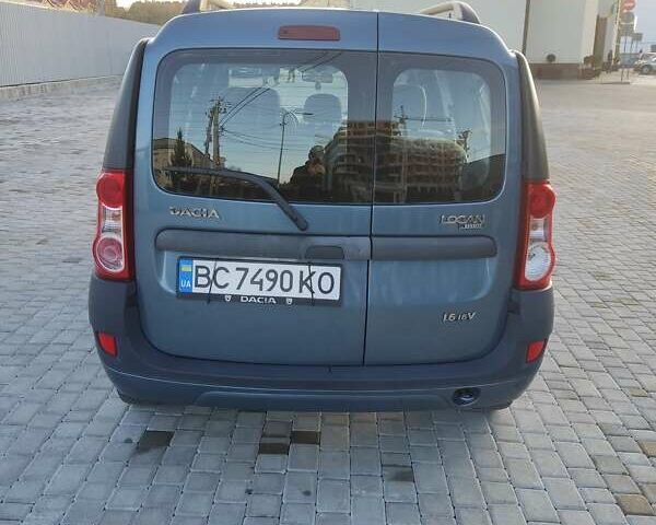Синий Дачия Logan MCV, объемом двигателя 1.6 л и пробегом 194 тыс. км за 5400 $, фото 1 на Automoto.ua